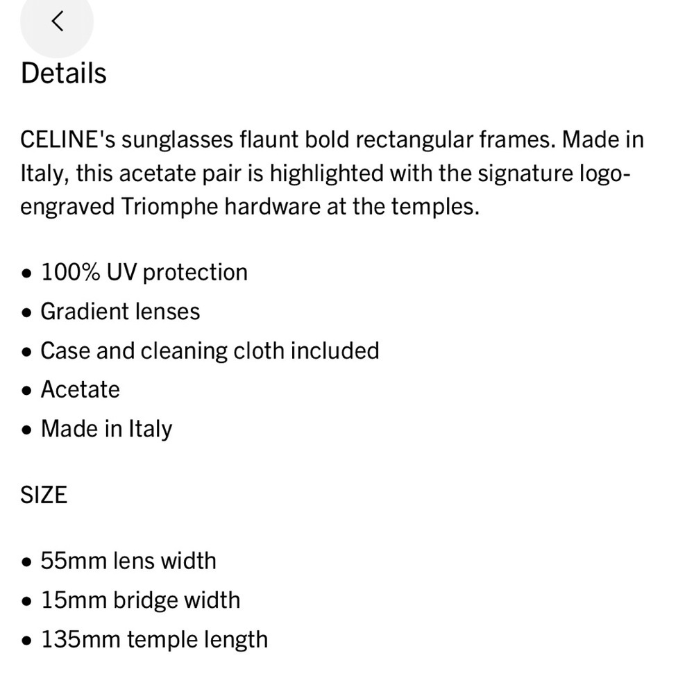 Celine Triomphe Acetate Butterfly Bordeux Women's Sunglasses with Logo - Picture 5 of 16
